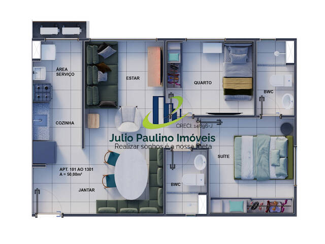 #JP 207 - Apartamento para Venda em Paulista - PE - 3